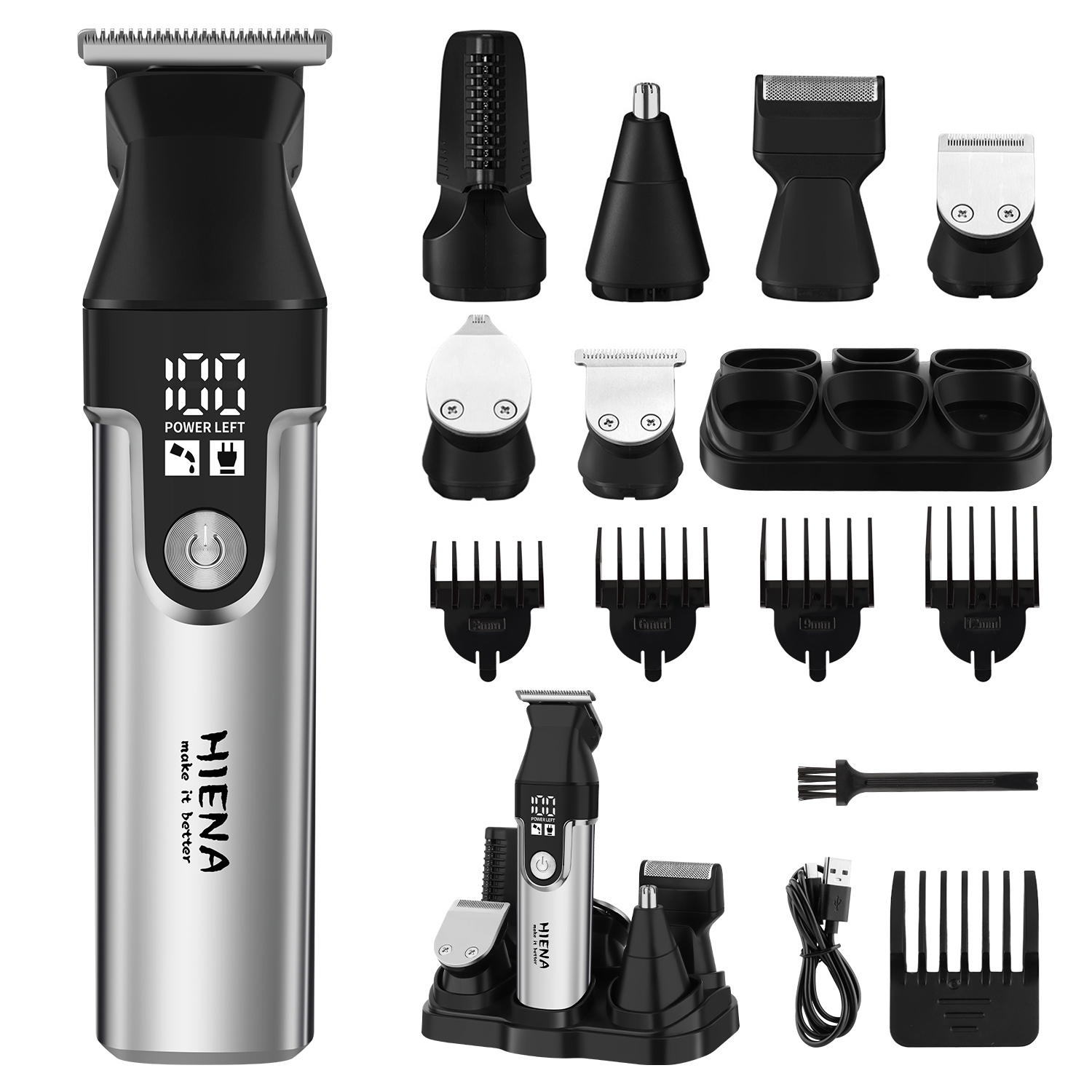 Men'S Grooming Blade - HIENA Set Alat Cukur Rambut Multifungsi