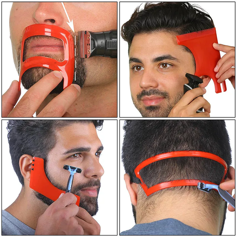 2/4 buah sisir pemangkas rambu - Men'S Grooming Room ulasan dan harga