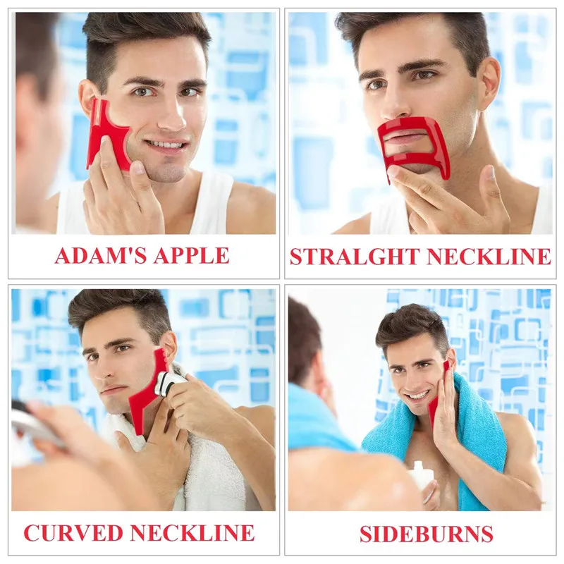 2/4 buah sisir pemangkas rambu - Men'S Grooming Room ulasan dan harga