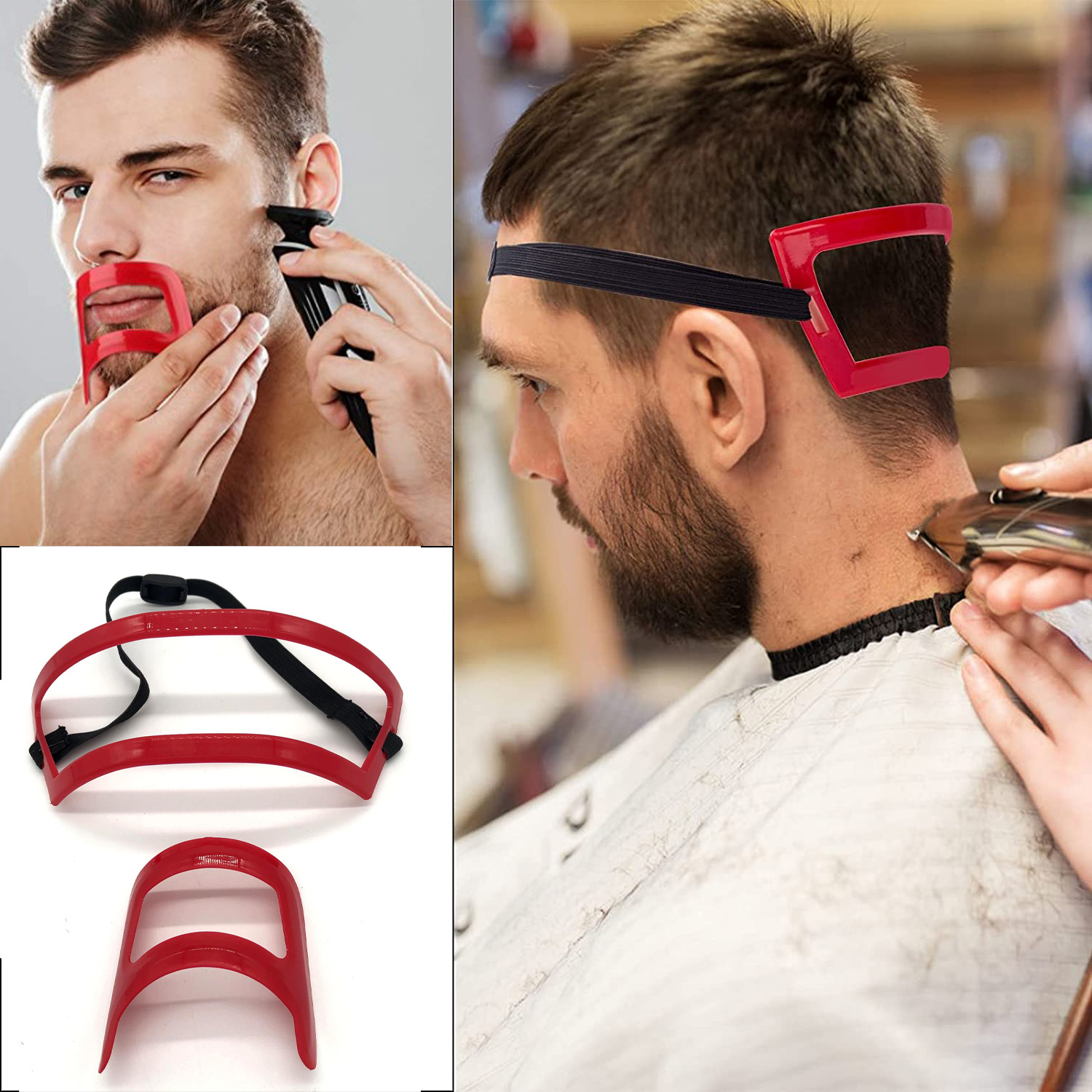 2/4 buah sisir pemangkas rambu - Men'S Grooming Room ulasan dan harga