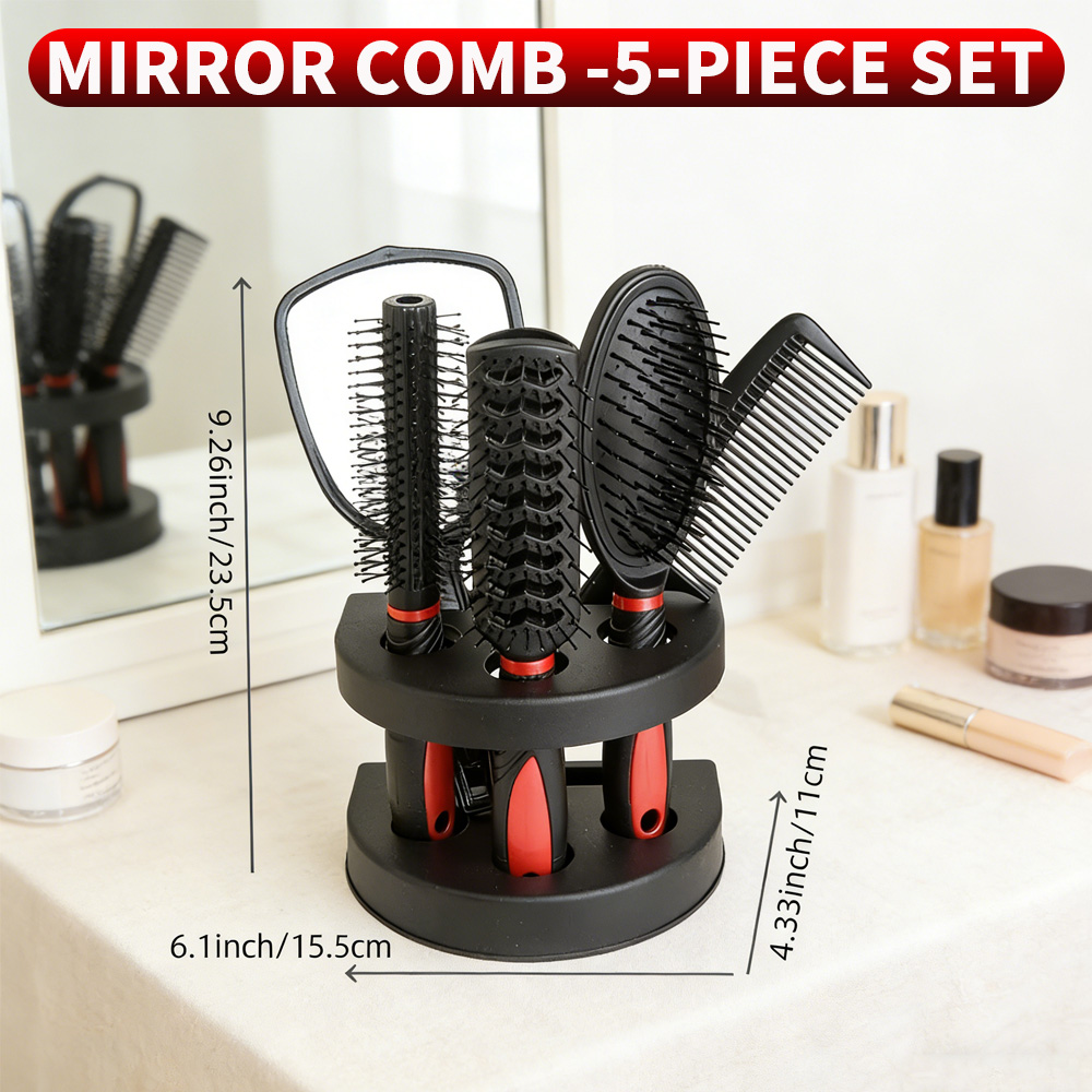 Set Cermin & Sisir 5-in-1 deng - Men'S Grooming Mirror ulasan dan harga