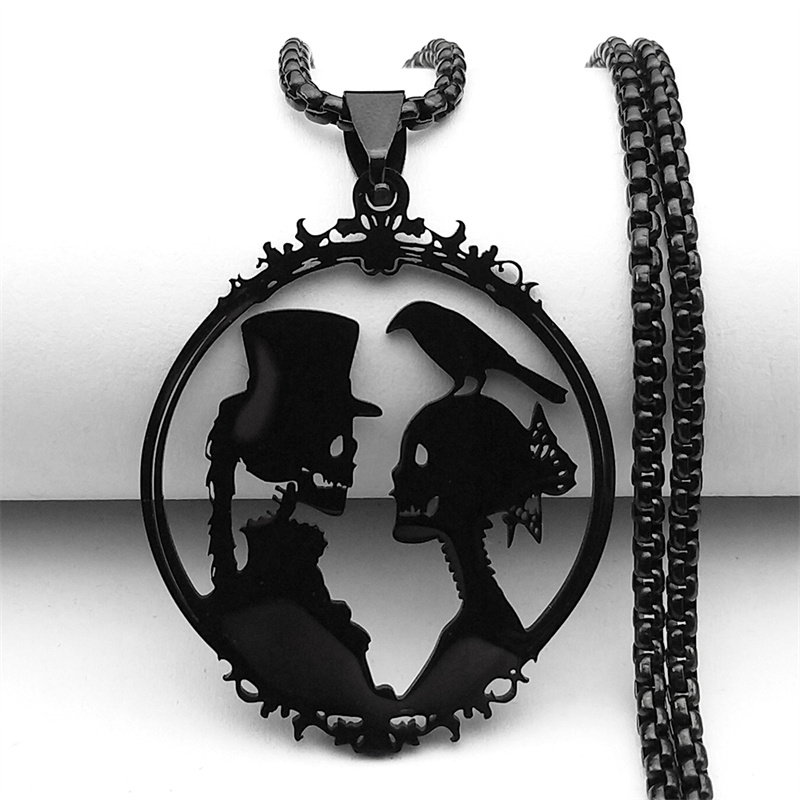 Kalung liontin gagak tengkorak - Men'S Grooming Boxes ulasan dan harga