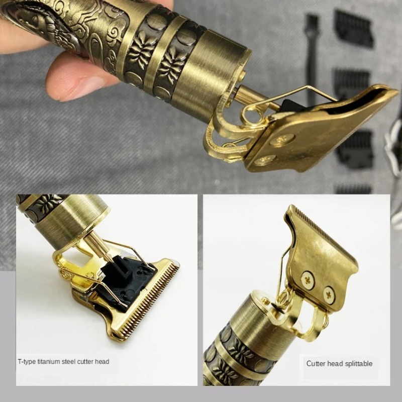 T9 Vintage Hair Clipper Precis - Men'S Grooming Blade ulasan dan harga
