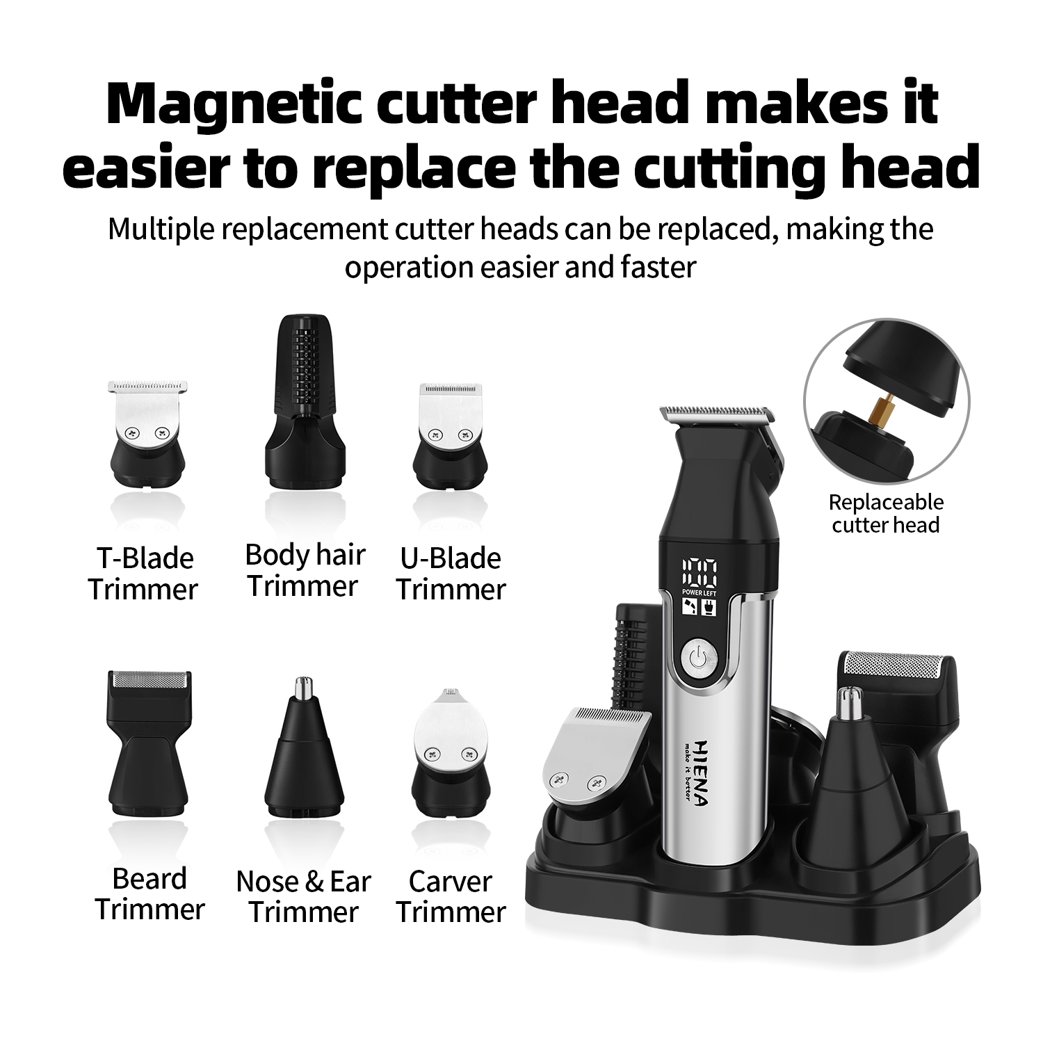 HIENA Set Alat Cukur Rambut Mu - Men'S Grooming Blade ulasan dan harga