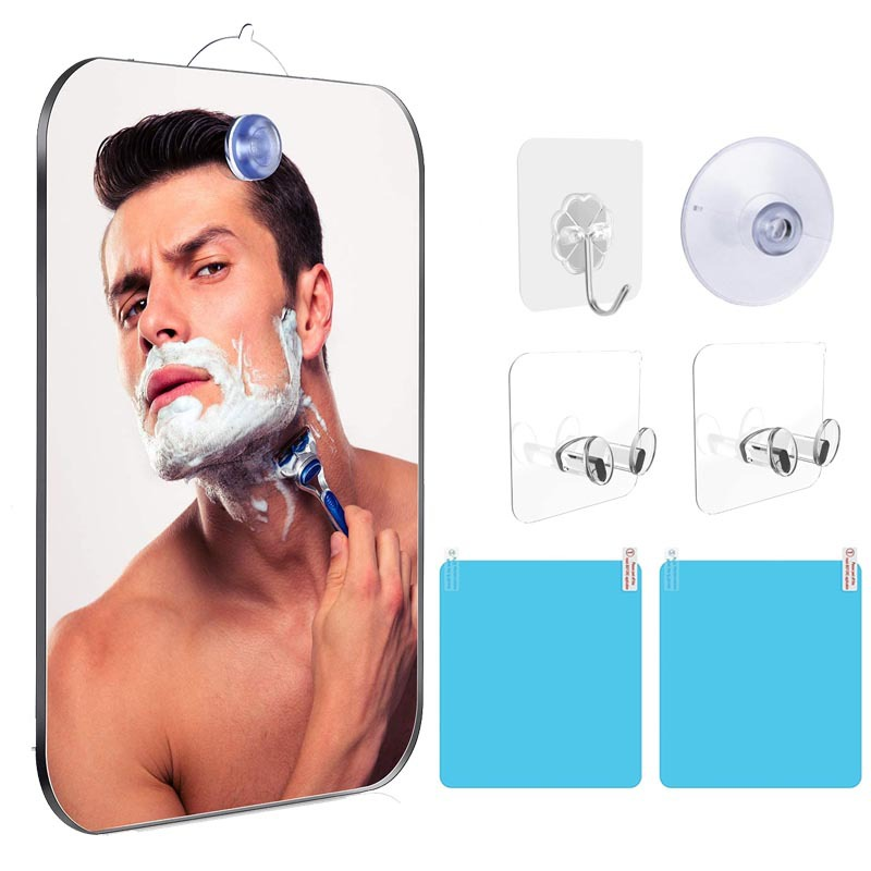 1PCS Cermin Mandi Akrilik deng - Men'S Grooming Mirror ulasan dan harga